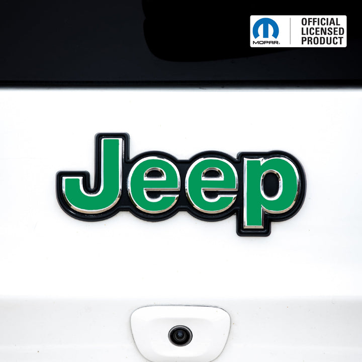 Jeep Emblem Overlay Decals – Solid Colors | Fits Grand Cherokee, Grand Cherokee L