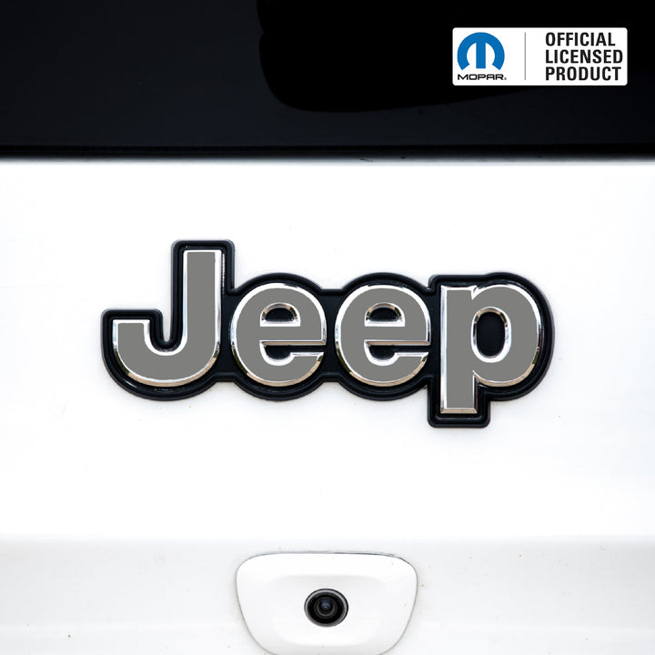JEEP Emblem Overlay Decals – Solid Colors | Fits Jeep Liberty