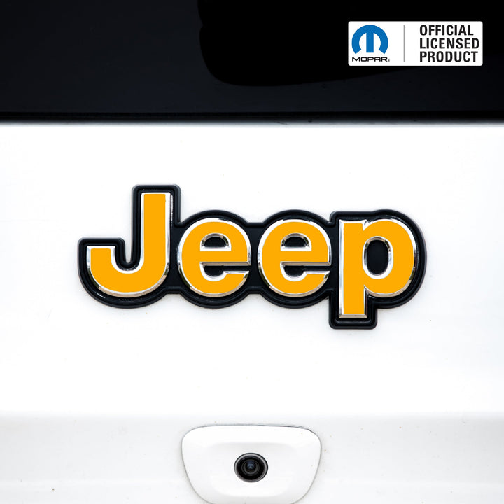 Jeep Emblem Overlay Decals – Solid Colors | Fits Grand Cherokee, Grand Cherokee L
