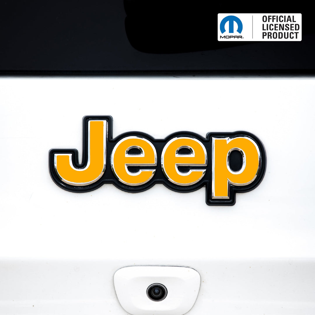 JEEP Emblem Overlay Decals – Solid Colors | Fits 2007–2017 Jeep Patriot