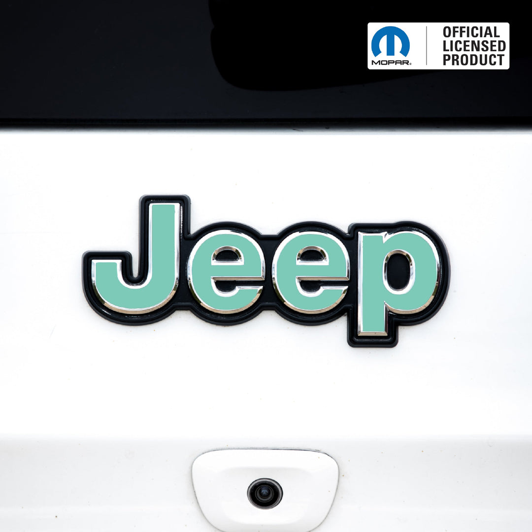 JEEP Emblem Overlay Decals – Solid Colors | Fits 2007–2017 Jeep Patriot