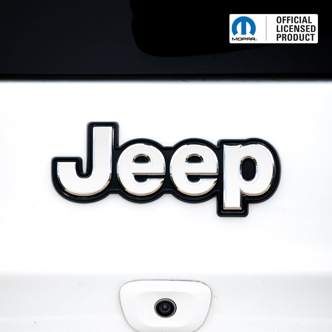 Jeep Emblem Overlay Decals – Solid Colors | Fits Grand Cherokee, Grand Cherokee L