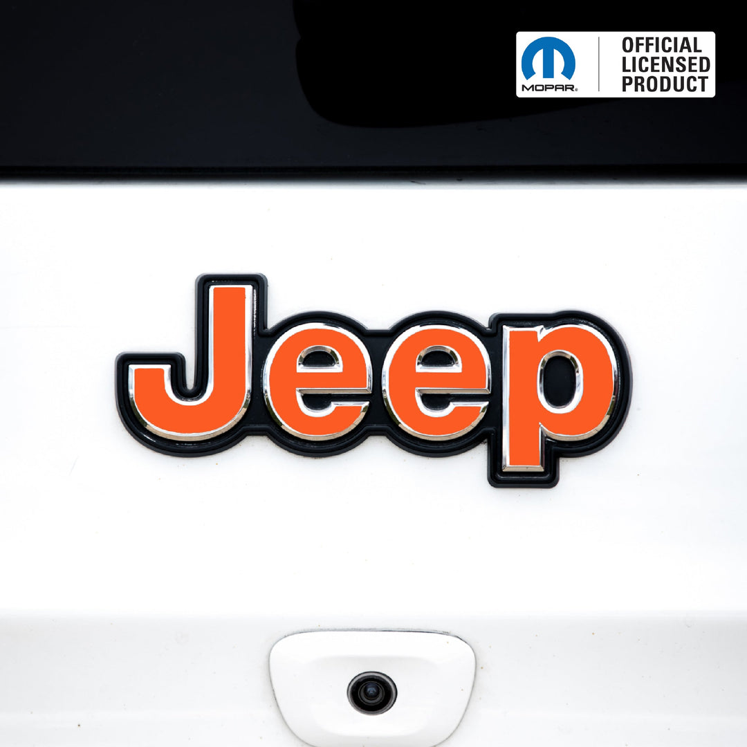 Jeep Emblem Overlay Decals – Solid Colors | Fits Grand Cherokee, Grand Cherokee L