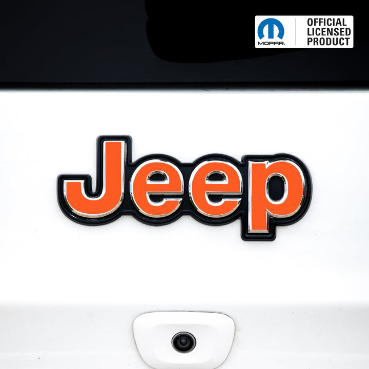 JEEP Emblem Overlay Decals – Solid Colors | Fits Jeep Liberty