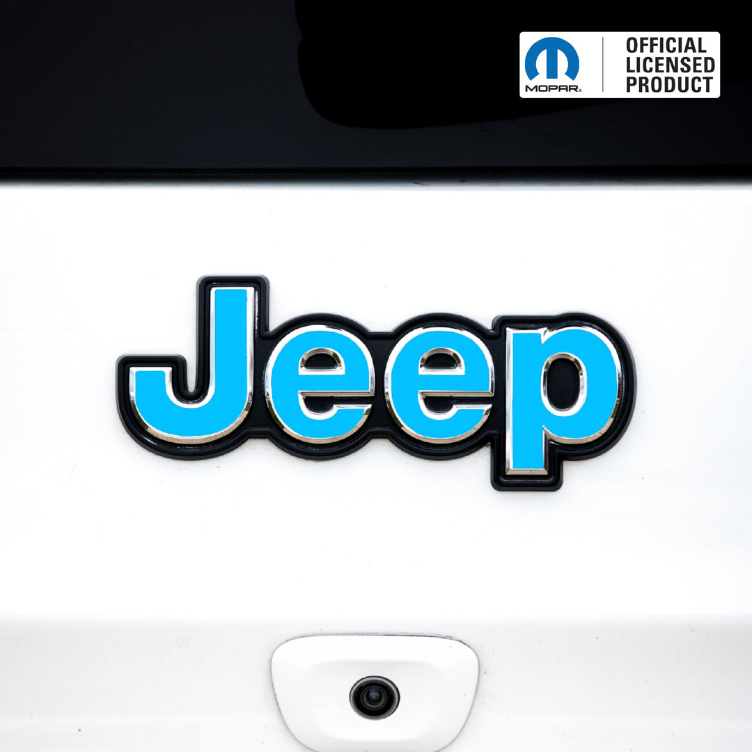 Jeep Emblem Overlay Decals – Solid Colors | Fits Grand Cherokee, Grand Cherokee L