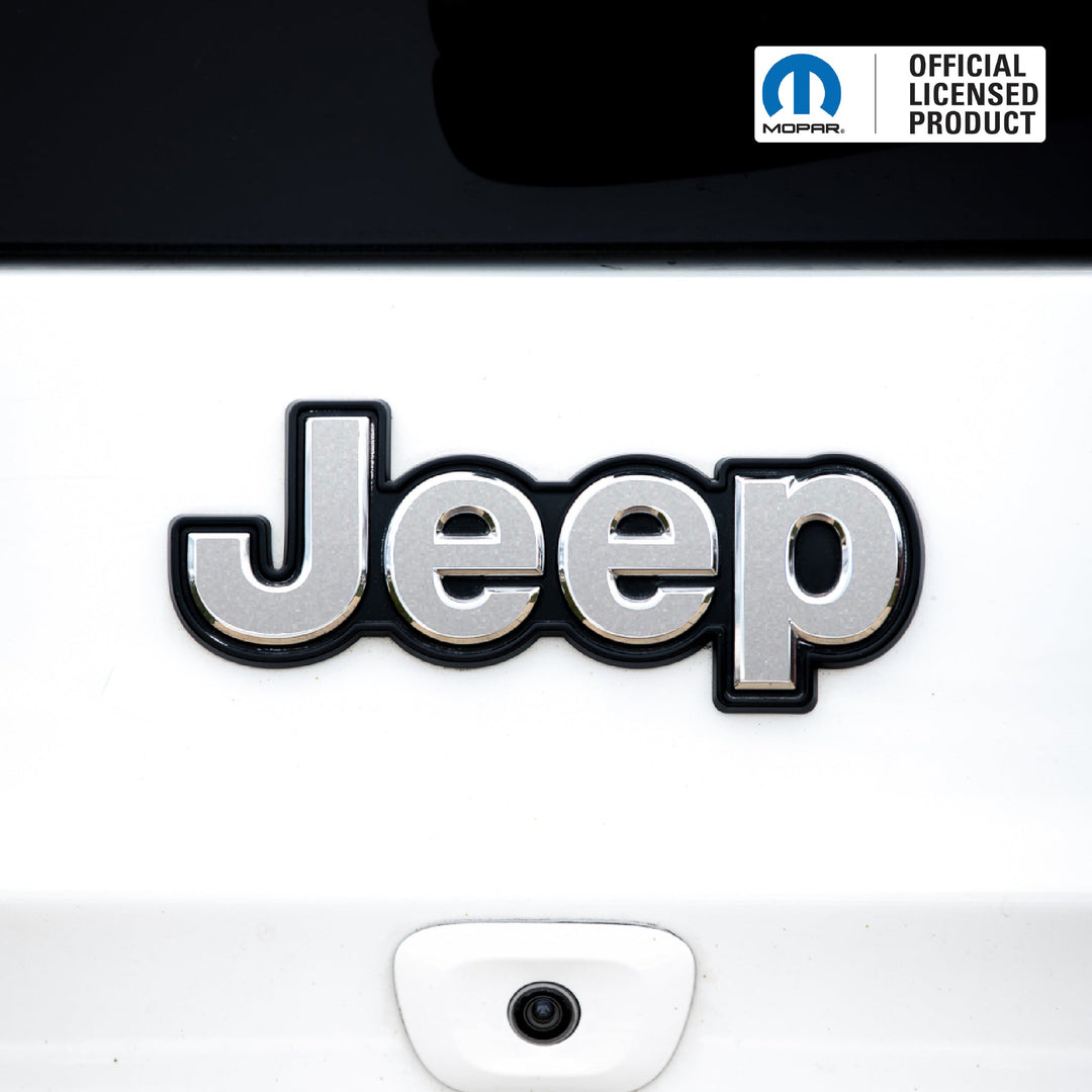 JEEP Emblem Overlay Decals – Solid Colors | Fits 2014+ Jeep Compass
