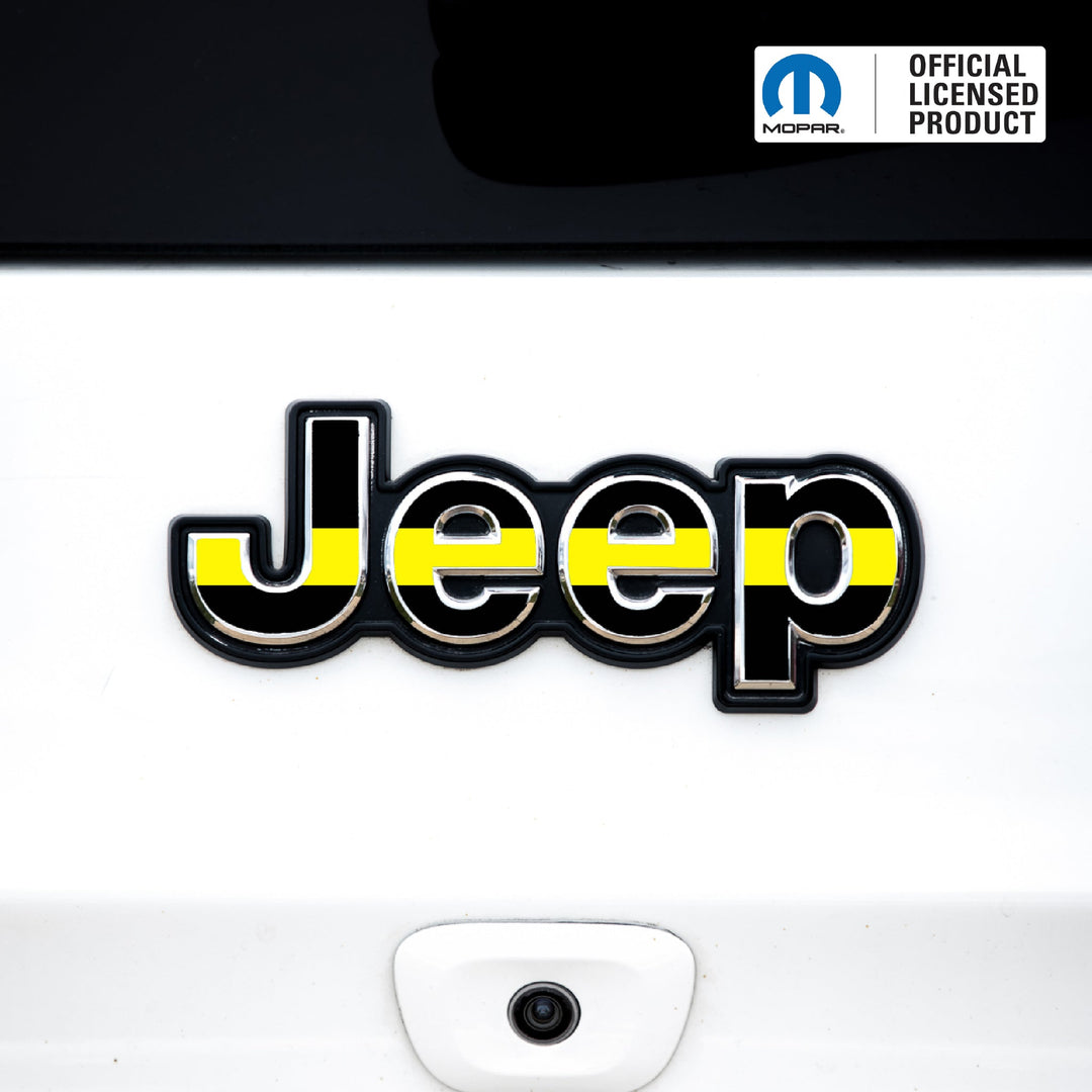 JEEP Emblem Overlay Decals – American Flag Print | Fits Grand Cherokee, Cherokee, Compass, Renegade, Liberty &amp; Patriot