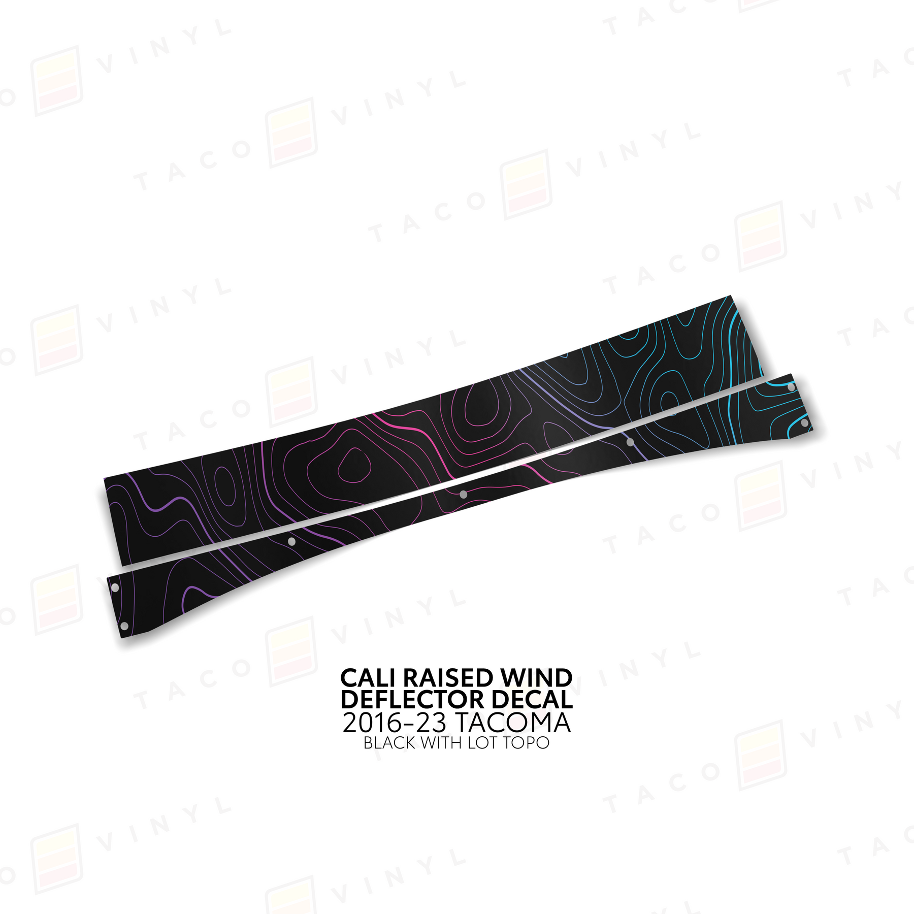 Cali Raised Wind Deflector Decal – Venture Tread