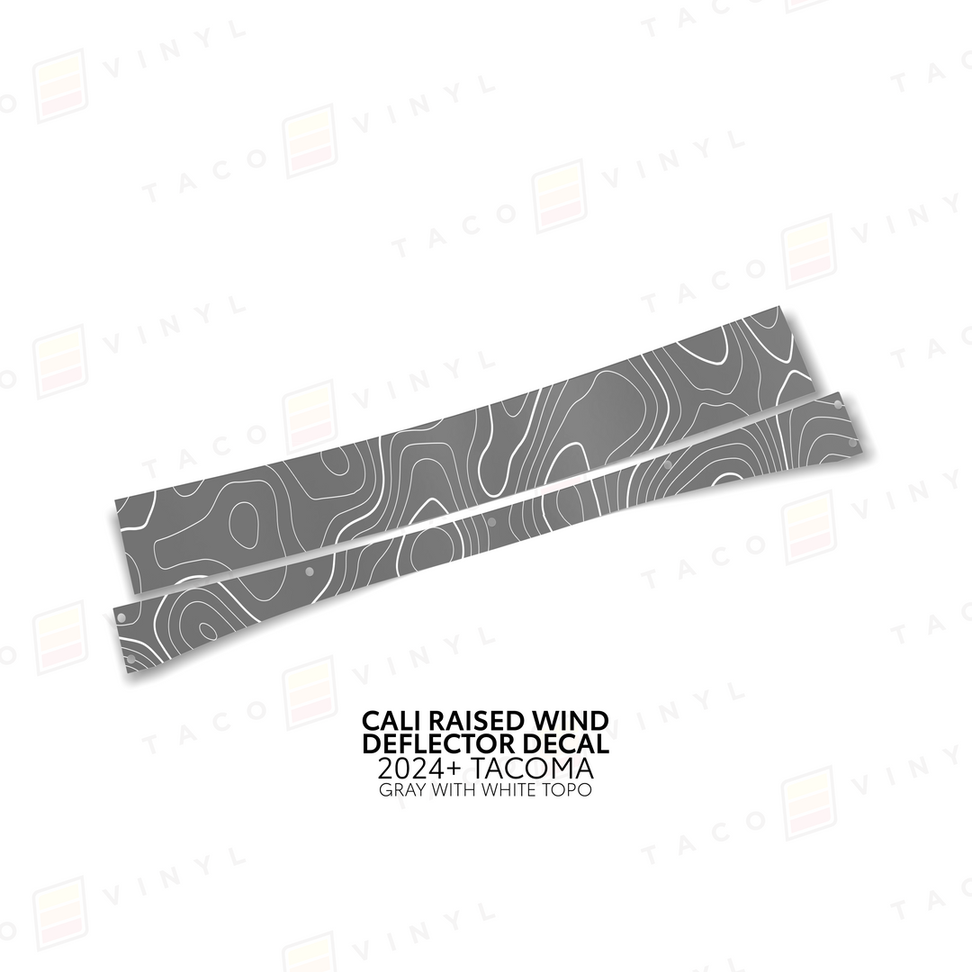 Cali Raised Wind Deflector Decal