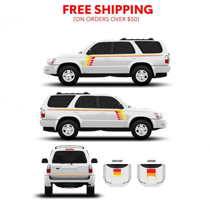 1996-2002 &amp; 2003-2009 4Runner Checkered Stripe Kit