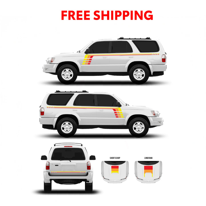 1996-2002 &amp; 2003-2009 4Runner Checkered Stripe Kit