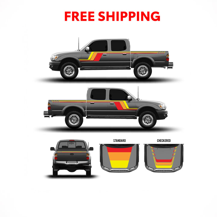 2001-04 Tacoma Checkered Stripe Kit