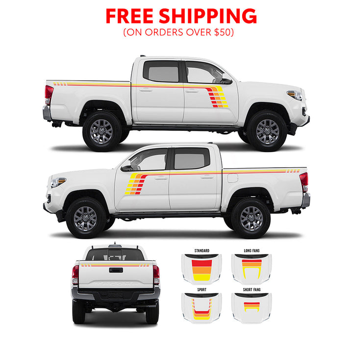 2016-2023 Tacoma Checkered Stripe Kit