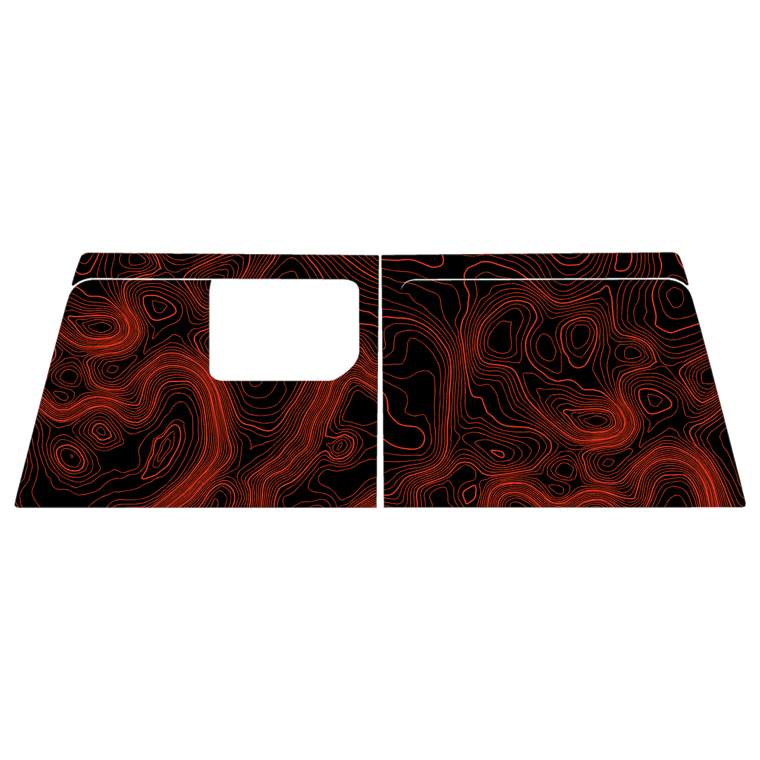 Topographic Map Premium Print Vinyl Rolls (3&