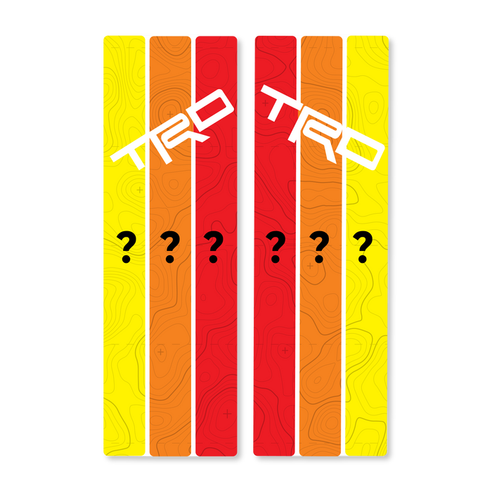 Rear Window Stripes - WITH TOPO