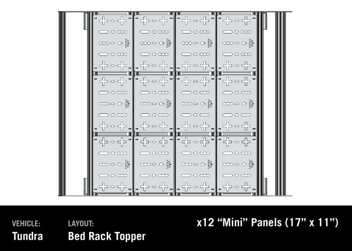 Toyota Tundra 3rd Gen (2022+) Bed Rack - DRIFTR Topper (Add-on)