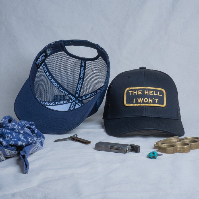 👉 "THE HELL I WON’T" – Mesh Snapback – BOGO 50% Off🔥