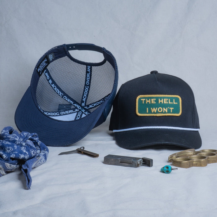 👉 "THE HELL I WON'T" Captain's (Rope) Hat - BOGO 50% OFF🔥