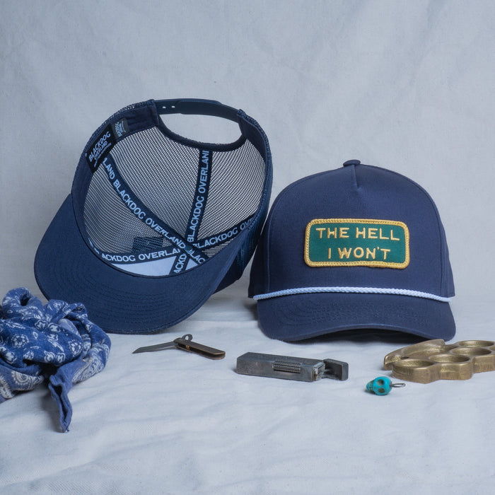👉 "THE HELL I WON'T" Captain's (Rope) Hat - BOGO 50% OFF🔥