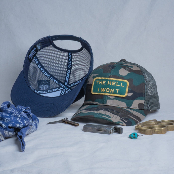 👉 "THE HELL I WON’T" – Mesh Snapback – BOGO 50% Off🔥