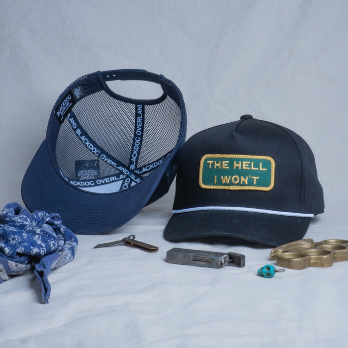 👉 "THE HELL I WON'T" Captain's (Rope) Hat - BOGO 50% OFF🔥