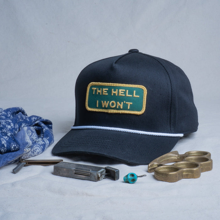 👉 "THE HELL I WON'T" Captain's (Rope) Hat - BOGO 50% OFF🔥