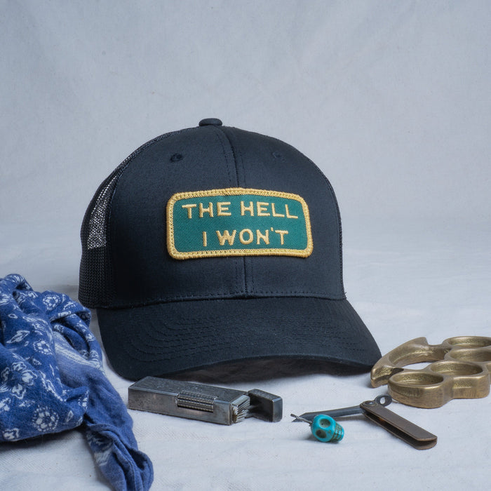 👉 "THE HELL I WON’T" – Mesh Snapback – BOGO 50% Off🔥