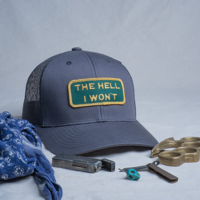 👉 "THE HELL I WON’T" – Mesh Snapback – BOGO 50% Off🔥
