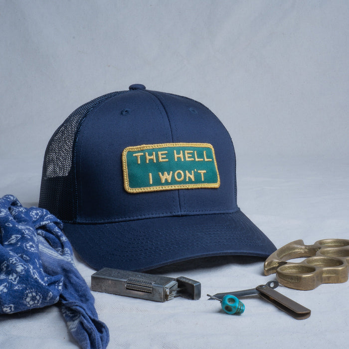 👉 "THE HELL I WON’T" – Mesh Snapback – BOGO 50% Off🔥