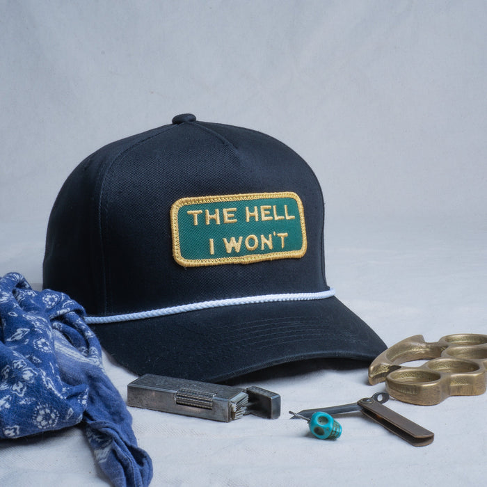 👉 "THE HELL I WON'T" Captain's (Rope) Hat - BOGO 50% OFF🔥