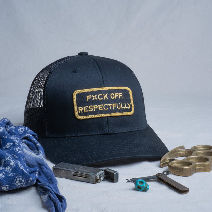 👉 "FXCK OFF, RESPECTFULLY" – Mesh Snapback – BOGO 50% Off🔥
