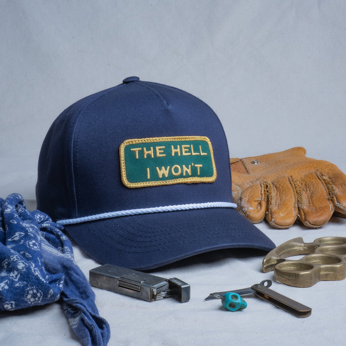 👉 "THE HELL I WON'T" Captain's (Rope) Hat - BOGO 50% OFF🔥