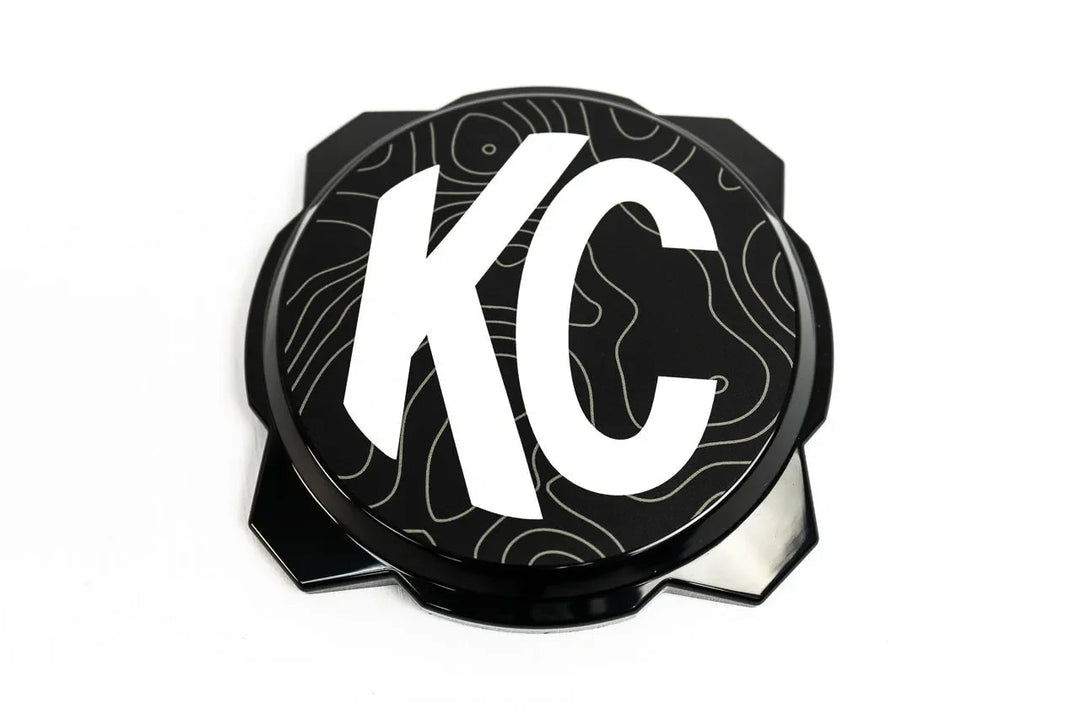 KC HiLITES Pro6 / Titan Gravity Light Cover Topo Overlays (Pair) - Universal