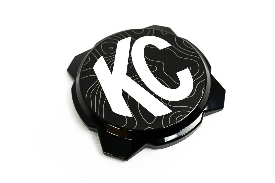 KC HiLITES Pro6 / Titan Gravity Light Cover Topo Overlays (Pair) - Universal