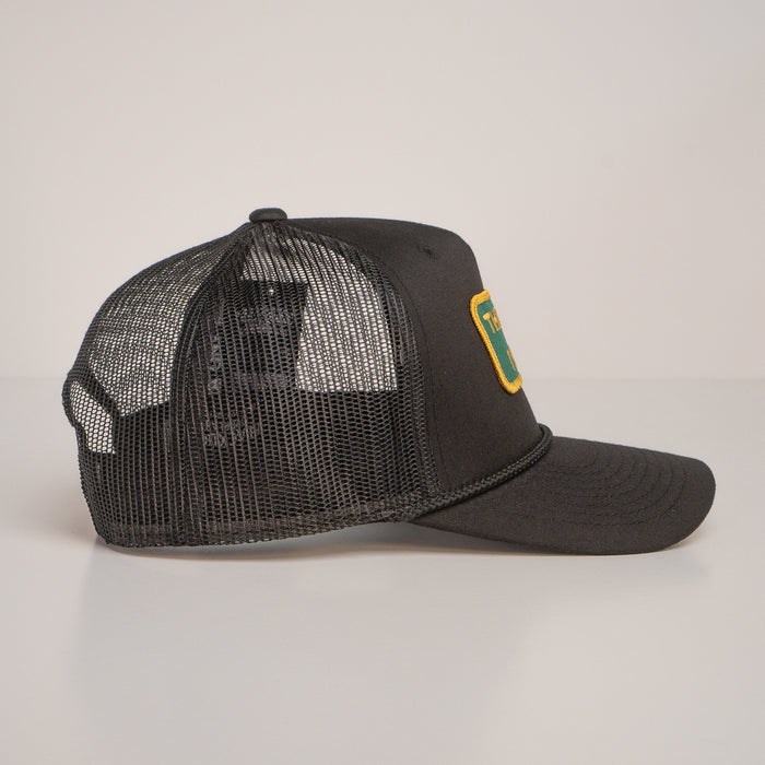 EXCLUSIVE - "THE HELL I WON'T" Black Trucker (BLACK ROPE) (BOGO 50% OFF)