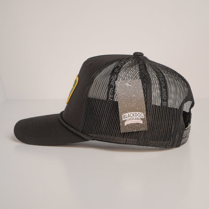 EXCLUSIVE - "THE HELL I WON'T" Black Trucker (BLACK ROPE) (BOGO 50% OFF)