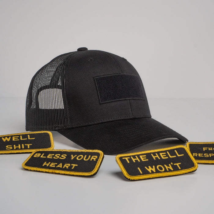 Modular Black/Gold Velcro Patch Trucker Bundle (BOGO 50% OFF)