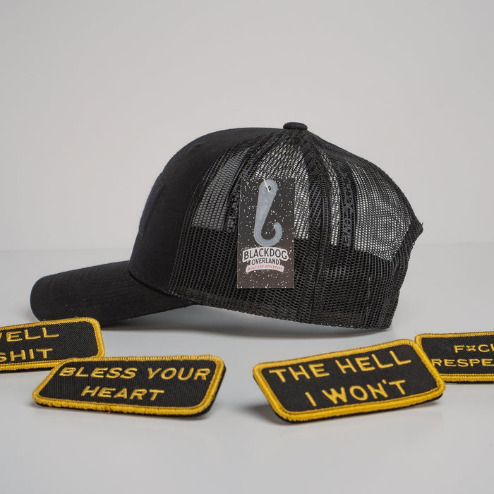 Modular Black/Gold Velcro Patch Trucker Bundle (BOGO 50% OFF)
