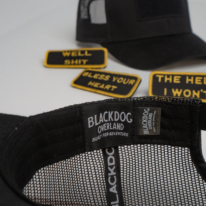 Modular Black/Gold Velcro Patch Trucker Bundle (BOGO 50% OFF)