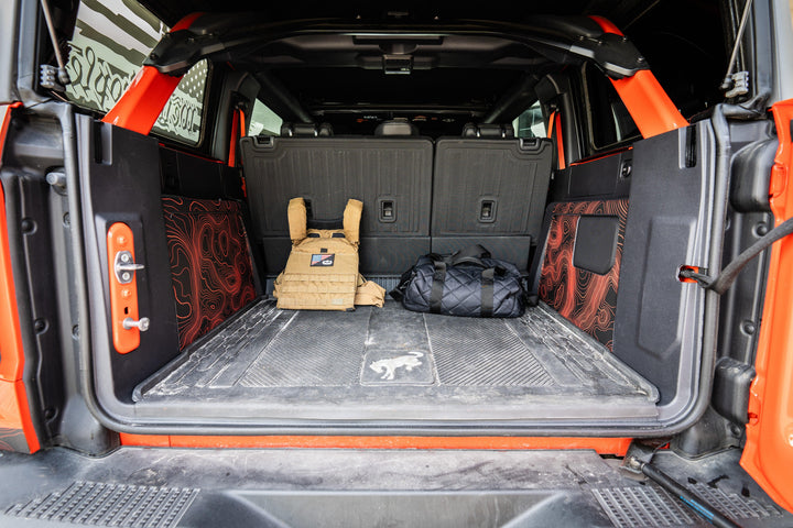 Topo Cargo Area Overlay Kit Part 1 (Printed Series) - 2021+ Bronco 4 Door