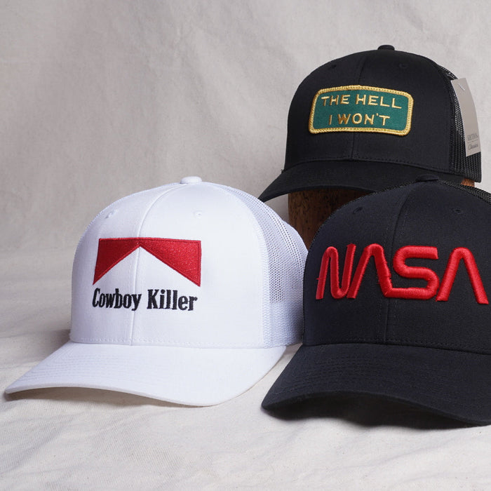 Marlboro Man "Cowboy Killer" White Trucker (BOGO 50% OFF)