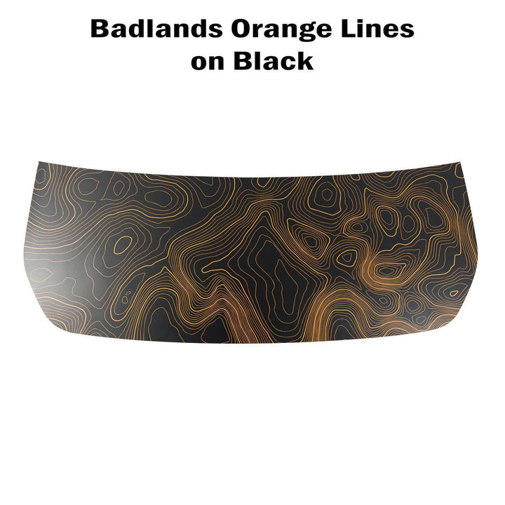 Topographic Map Premium Print Vinyl Rolls (3&