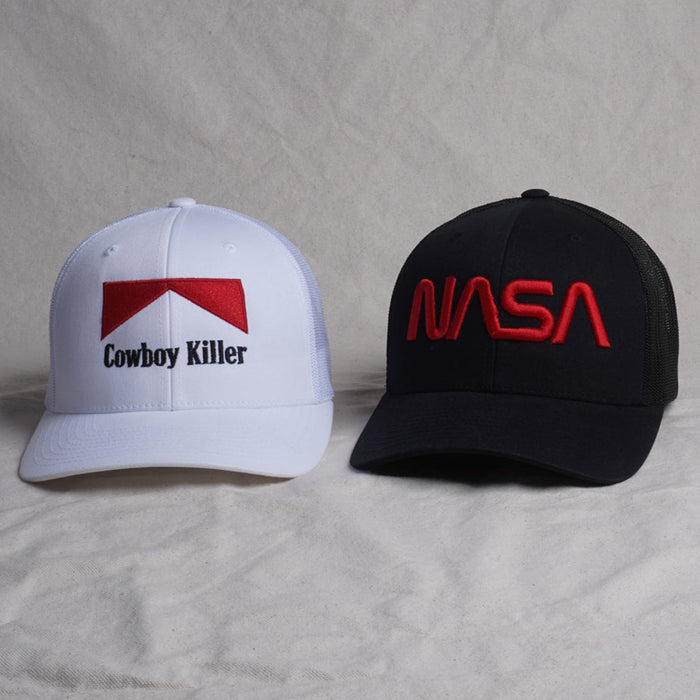 NASA "Take Flight" Black Trucker (BOGO 50% OFF)