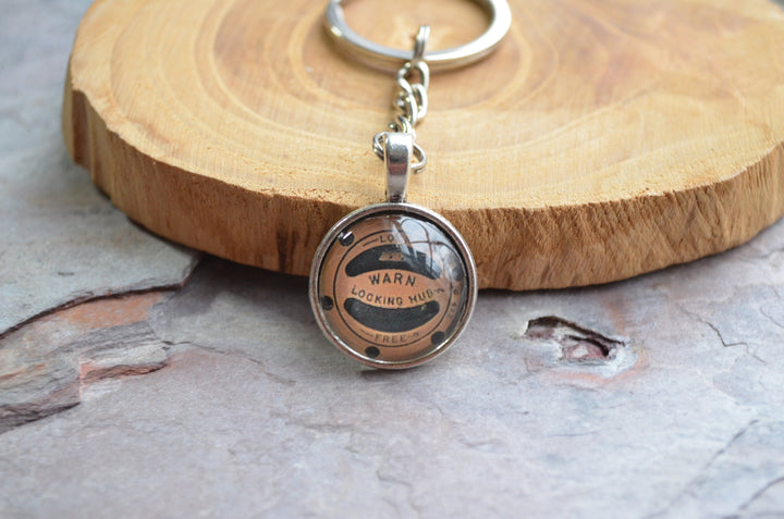 Warn Hubs Key Chain Locking Hubs Handmade Gifts Brass or Silver