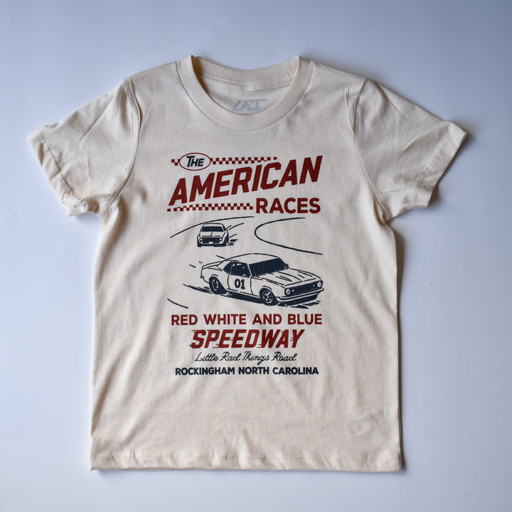 THE ALL AMERICAN RACES TEE - CREAM