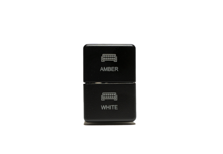 Dual Function Toyota OEM Style "AMBER & WHITE" Switch Small Style