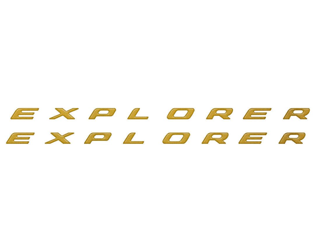 Rocker Panel Letter Inserts Fits 2020-2026 Ford Explorer