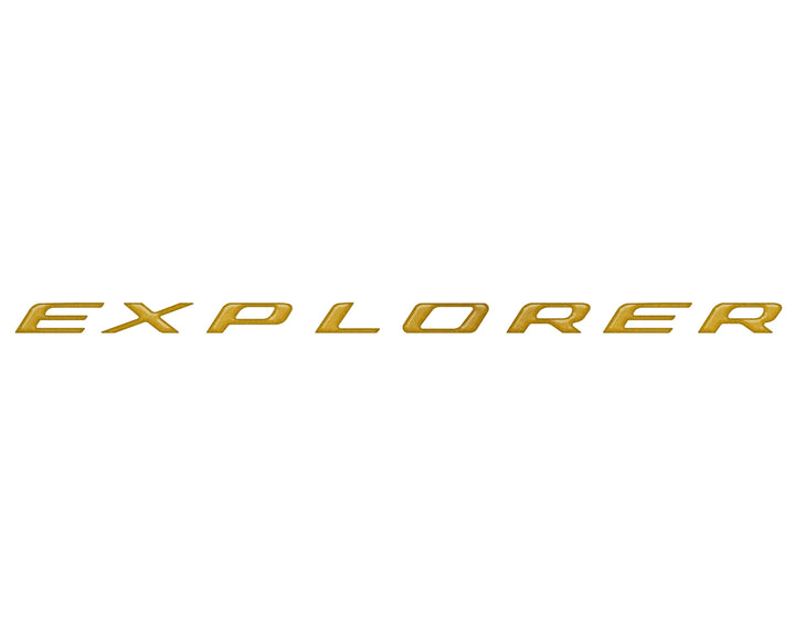 Liftgate Letter Overlays Fits 2025-2026 Ford Explorer