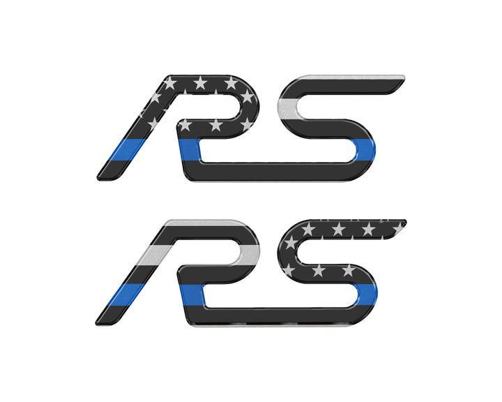 "RS" Spoiler Letter Inserts Fits 2016-2018 Ford Focus RS