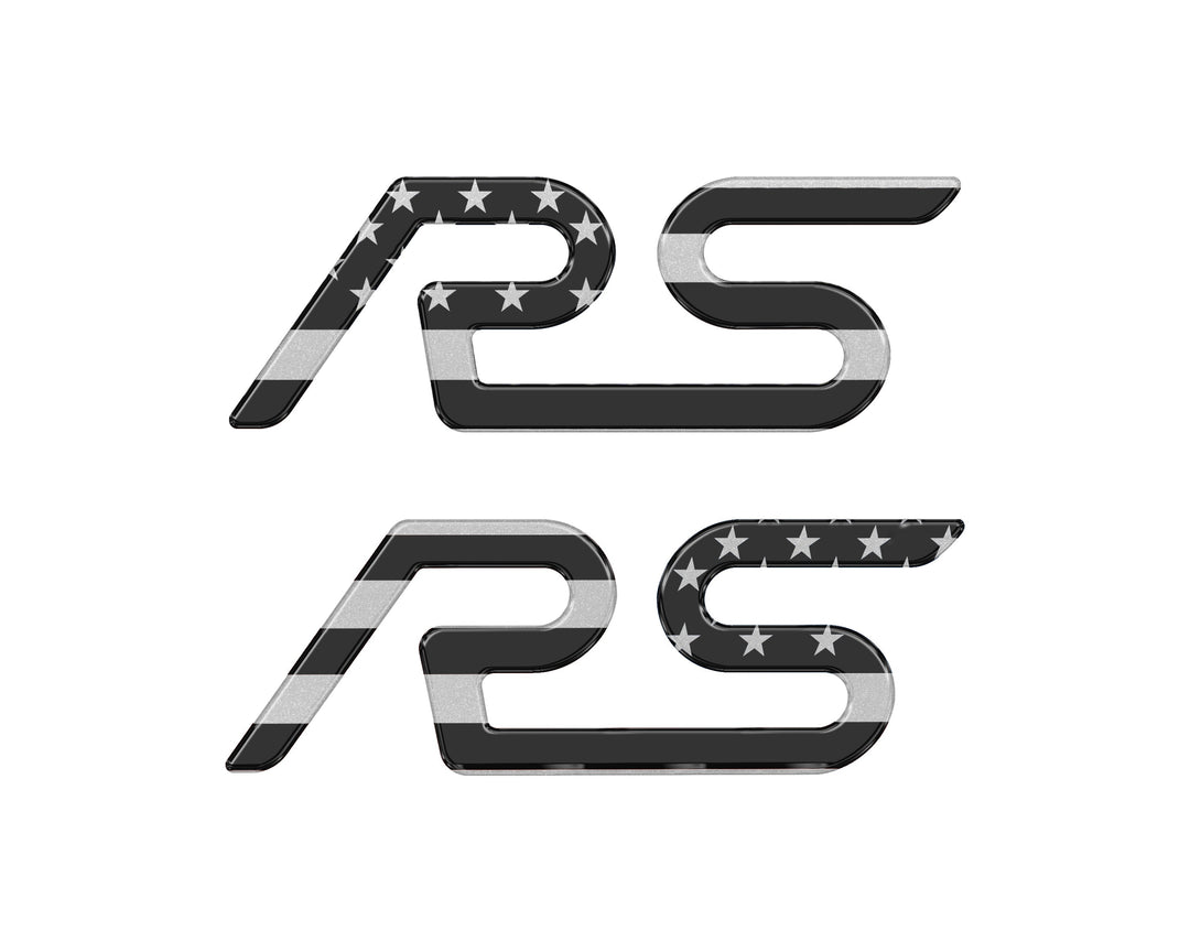 "RS" Spoiler Letter Inserts Fits 2016-2018 Ford Focus RS